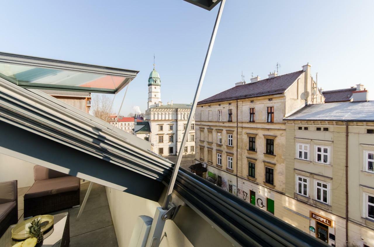 Kazimierz Penthouse With Private Terrace Apartment Krasków Exterior foto